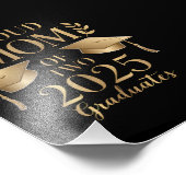 2025年誇りを持った卒業生2人の母が双子を卒業 フォトプリント            (角)