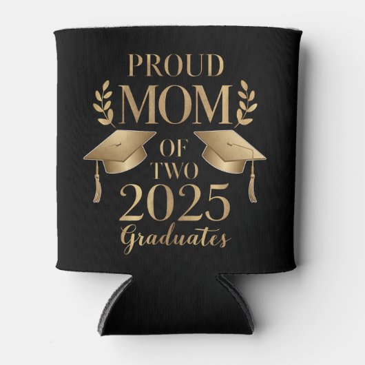 2025年誇りを持った卒業生2人の母が双子を卒業 缶クーラー (正面)