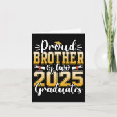 2025年誇りを持った卒業生2名の同級生 カード (正面)