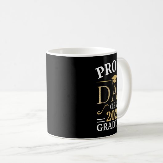 2025年誇りを持った卒業ClファミリーGraのパパ コーヒーマグカップ (正面右)