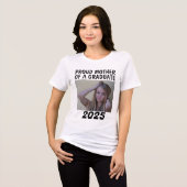 2025年誇りを持った卒業Tシャカスタムツの母 トライブレンドＴシャツ (正面全面)