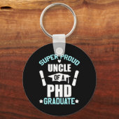 2025年誇りを持った博士後期課程の伯父 キーホルダー (正面)