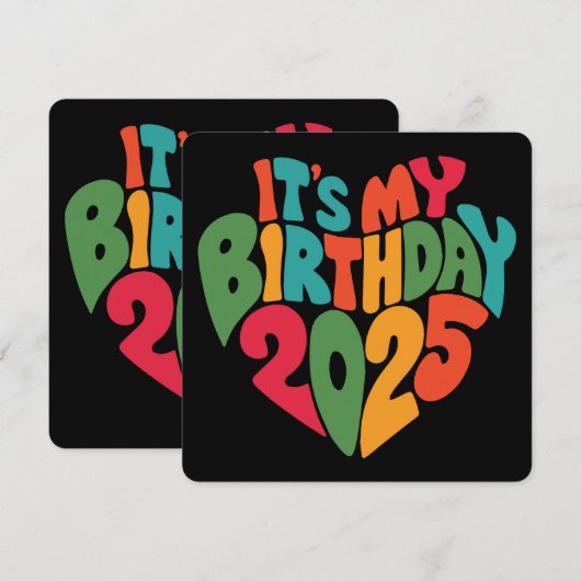 2025年誕生日 (正面/裏面)