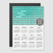 2025年賛美は女子磁気カレンダー (正面/裏面)