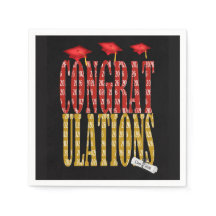 2025年赤と金ゴールドの学校のカラー卒業