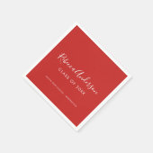 2025年赤書卒業 スタンダードカクテルナプキン (角)