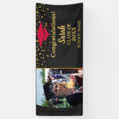 2025年赤黒カスタム卒業フォトクラス 横断幕 (縦)