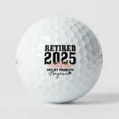 2025年退職したらもう知らないよ 退職 ゴルフボール (正面)