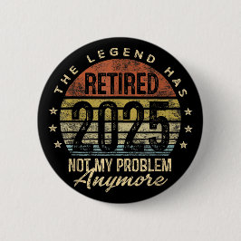 2025年退職した退職男女性向けユーモア 缶バッジ