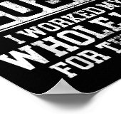 2025年退職した退職男性女性女性ユーモアTシャツ.pn ポスター (角)