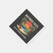 2025年退職は私の問題ではない スタンダードカクテルナプキン (角)