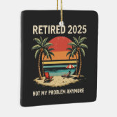 2025年退職は私の問題ではない セラミックオーナメント (右)