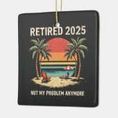 2025年退職は私の問題ではない セラミックオーナメント (左)