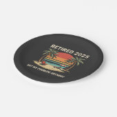 2025年退職は私の問題ではない ペーパープレート (アングル)