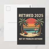 2025年退職は私の問題ではない ポストカード (正面/裏面)