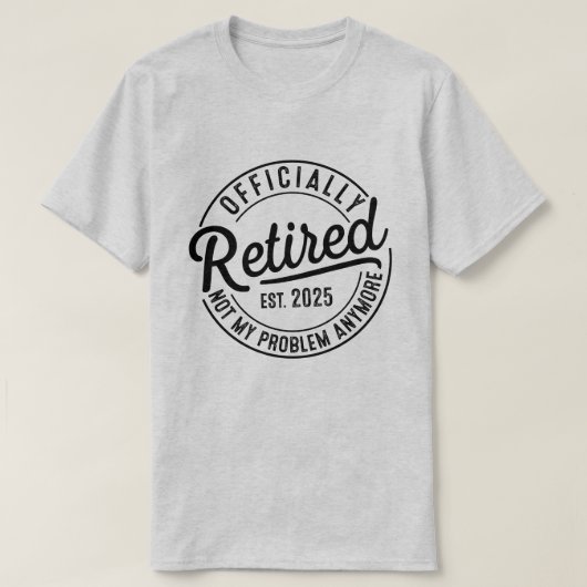 2025年退職 お世話になりました 終わり Tシャツ (デザイン正面)