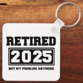 2025年退職 お手上げ キーホルダー (裏面)