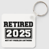 2025年退職 お手上げ キーホルダー (裏面)