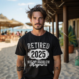 2025年退職 公式に私の問題ではない Tシャツ