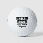 2025年退職 後のことは知らない 引退  ゴルフボール (正面)