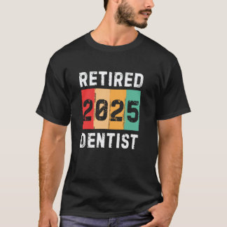 2025年退職 歯科医 ヴィンテージ 退職ギフト Tシャツ