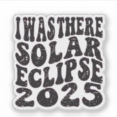 2025年部分食太陽の食があった シール (正面)