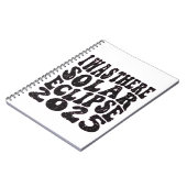 2025年部分食太陽の食があった ノートブック (左側)