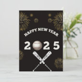 2025年野球の新年休暇グリーティングカード シーズンカード (スタンド正面)