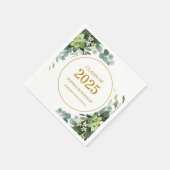 2025年金ゴールドモダン卒業 スタンダードカクテルナプキン (角)