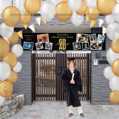 2025年金ゴールド卒業10写真卒業モダンパーティー 横断幕