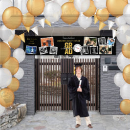 2025年金ゴールド卒業10写真卒業モダンパーティー 横断幕