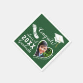 2025年青白クラス写真卒業 スタンダードカクテルナプキン (角)