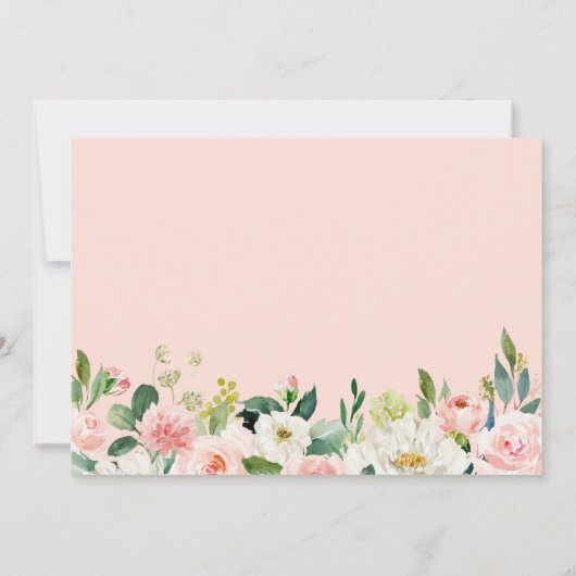 2025年風船の文字のクラス写真卒業 招待状 (裏面)