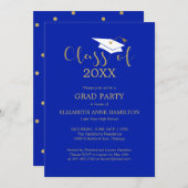 2025年高校のパーティの招待状 案内状 (正面/裏面)