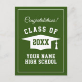 2025年高校のパーティーはがきパーソナライズされた ポストカード (正面)