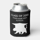 2025年高校の卒業ベアーロゴのクラス 缶クーラー (缶正面)