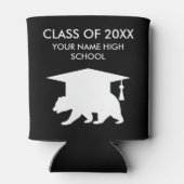 2025年高校の卒業ベアーロゴのクラス 缶クーラー (裏面)