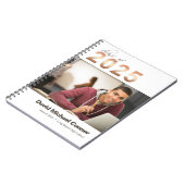 2025年高校卒業ノートのクラス ノートブック (左側)