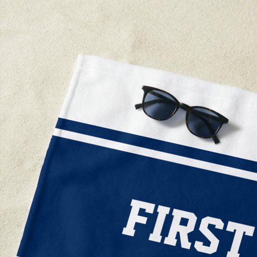 2025年高校卒業モノグラムの級 ビーチタオル (インサイチュ)