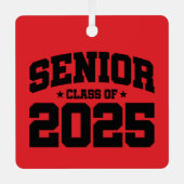 2025年高校卒業年後期課程 メタルオーナメント (正面)