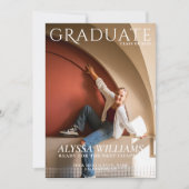 2025年高校卒業雑誌カバーフォト 案内状 (正面)