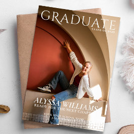 2025年高校卒業雑誌カバーフォト 案内状