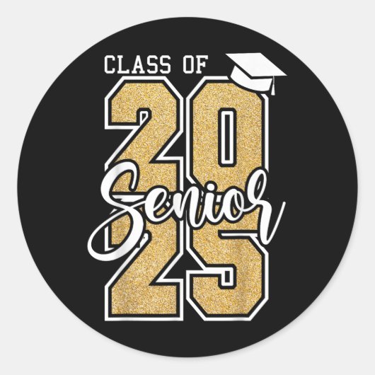 2025年高等学校卒業生のクラス ラウンドシール (正面)