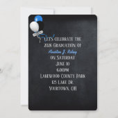 2025年黒卒業キャップin Sky 招待状 (裏面)