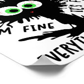 2025年黒猫おもしろいのCl ポスター (角)