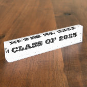 2025年黒紙澄ん重のクラスby Janz デスクネームプレート (側面)