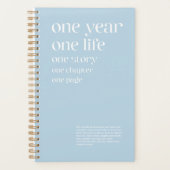 2025年1ページ プランナー手帳 (正面)