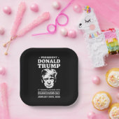 2025年1月の大統領就任日47D Jトランプ ペーパープレート (パーティー)