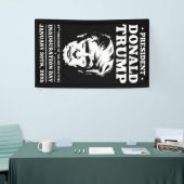 2025年1月の大統領就任日47D Jトランプ 横断幕 (トレードショー)