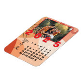 2025年1月カレンダファミリーフォト マグネット (左側)